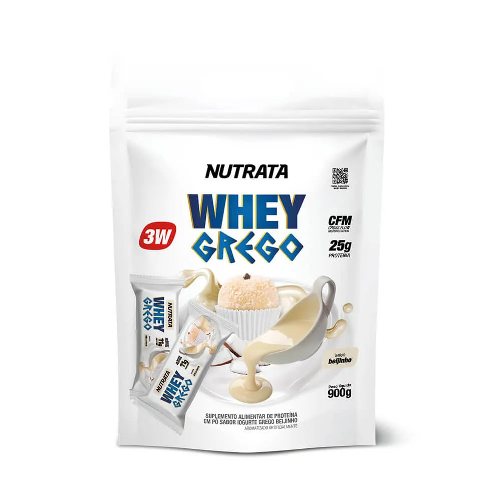 Whey Grego 3W 900g refil - Brigadeiro