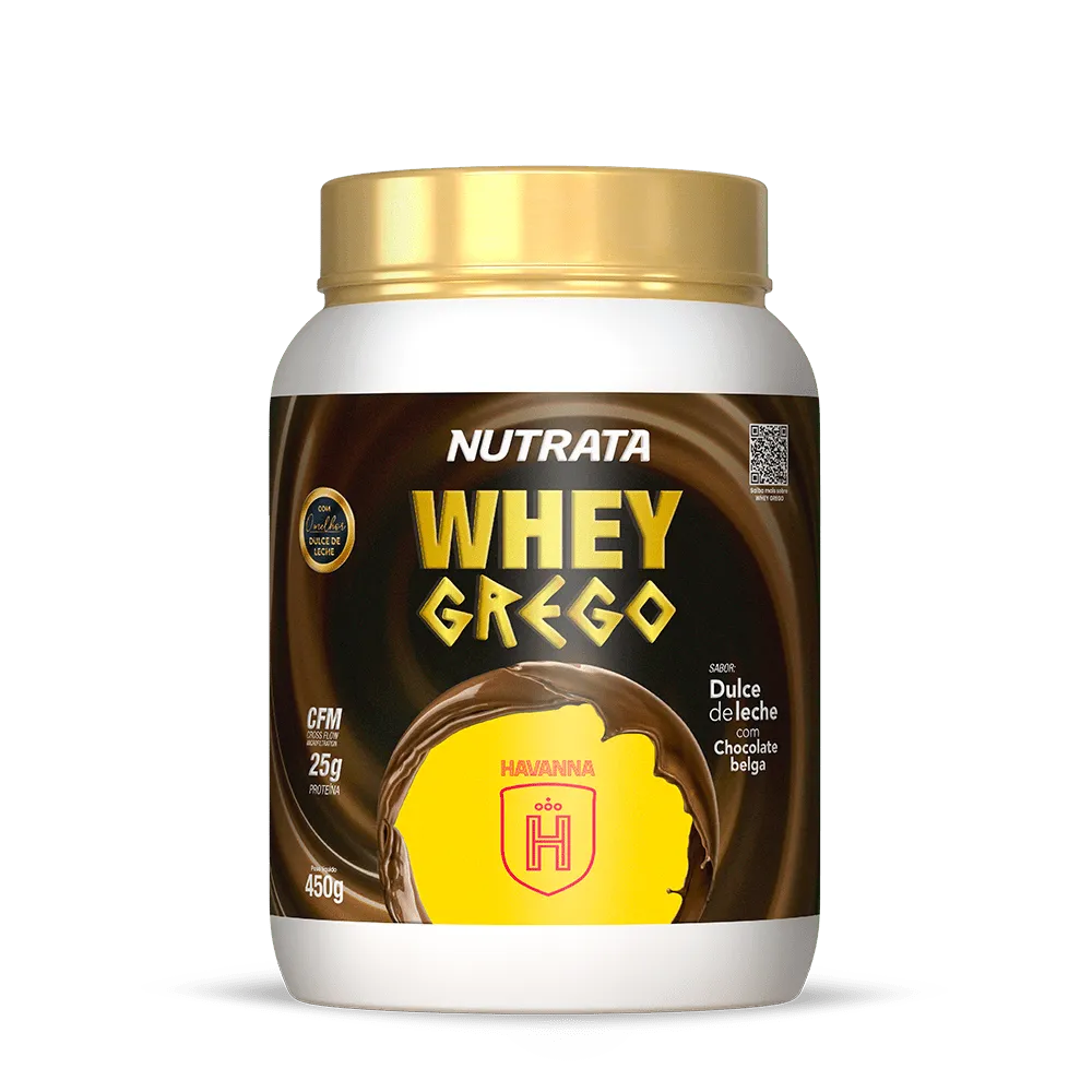 Havanna Whey Grego 900g - Dulce de Leche com Chocolate Belga