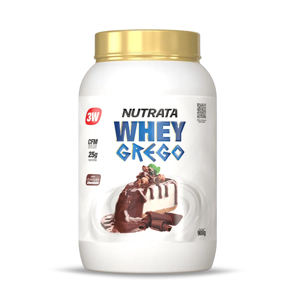 Whey Grego 3W 900g - Cheesecake de Chocolate