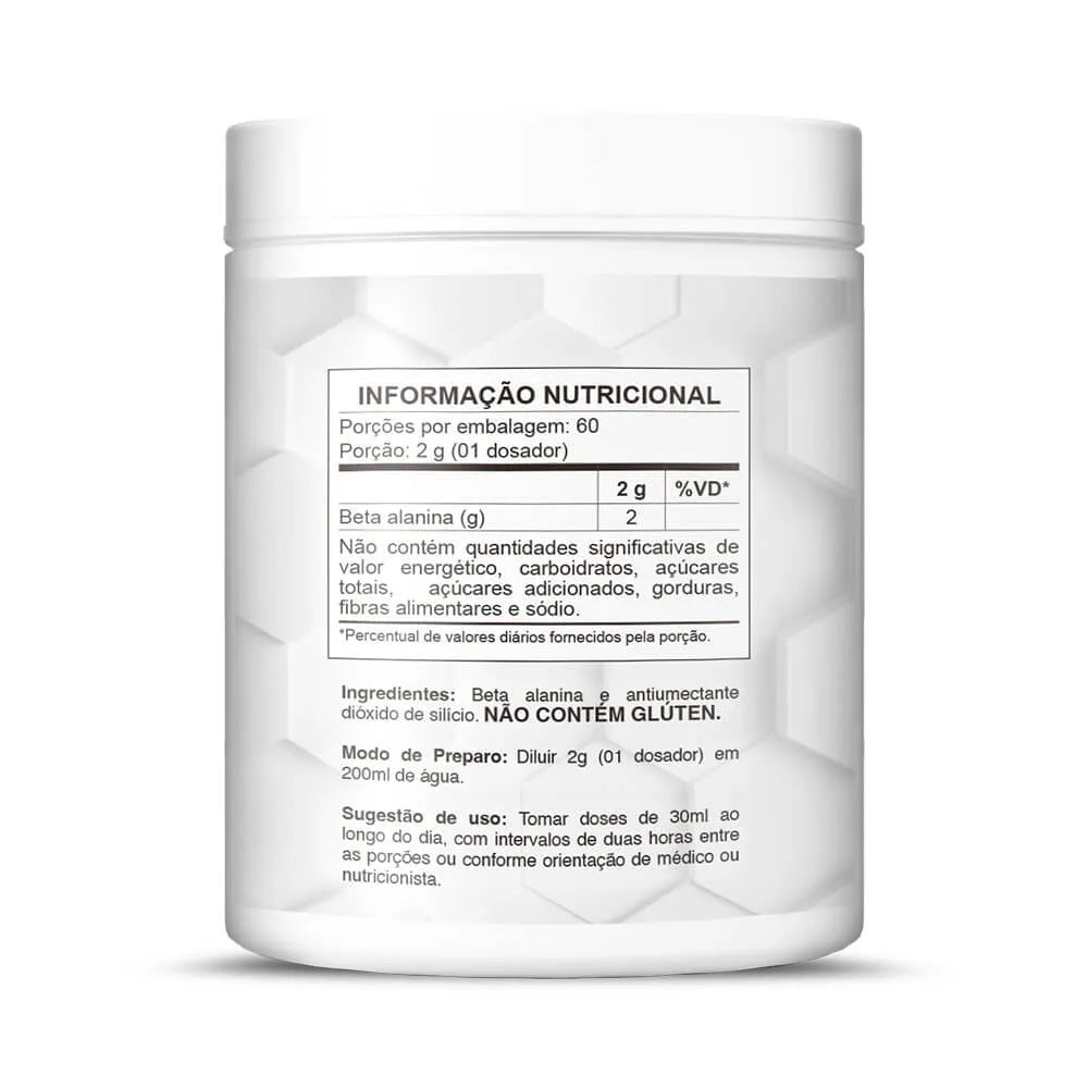 100% Beta Alanina - 120g
