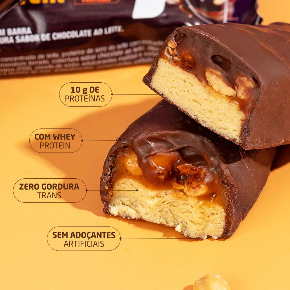 Caramel Protein 45g display c/ 12 barras - Caramel