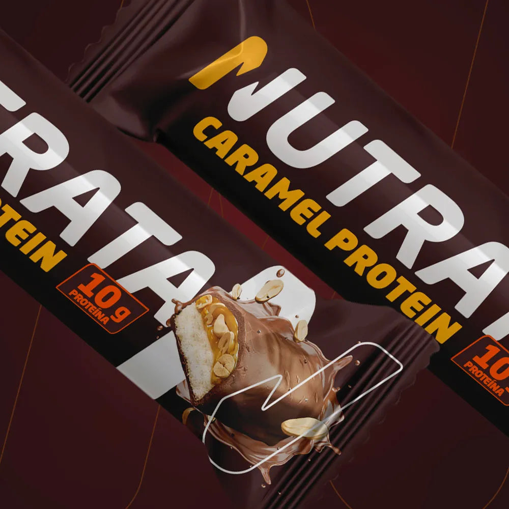 Caramel Protein 45g display c/ 12 barras - Caramel