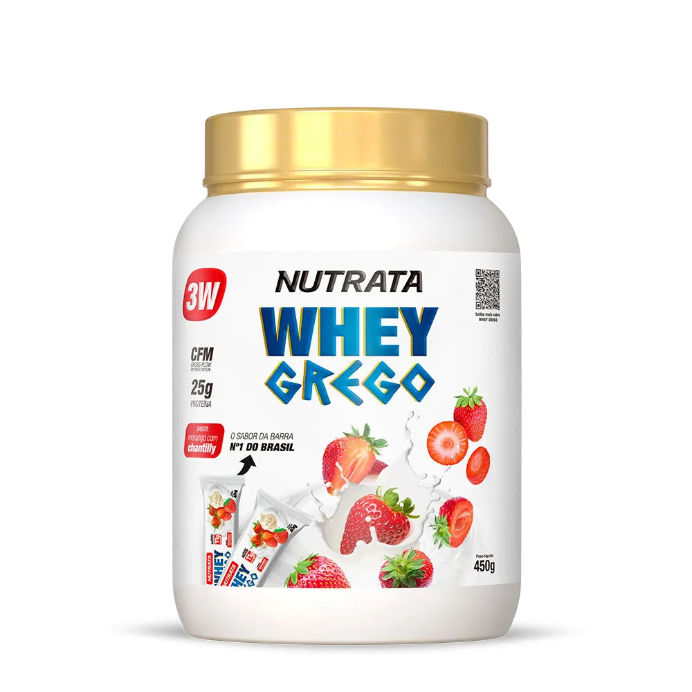 Whey Grego 3W 450g - Iogurte Natural