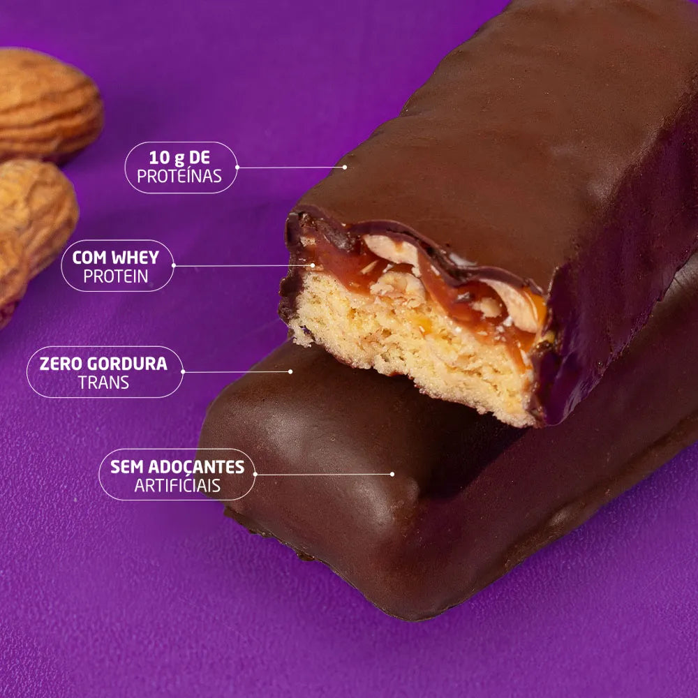 Dark Caramel Protein 45g display c/ 12 barras - Dark Caramel