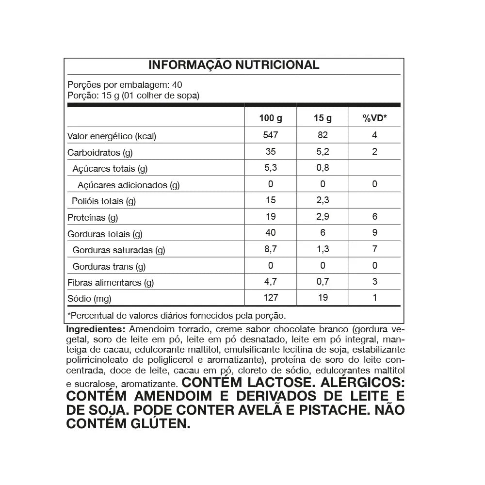 Pasta de Amendoim 600g