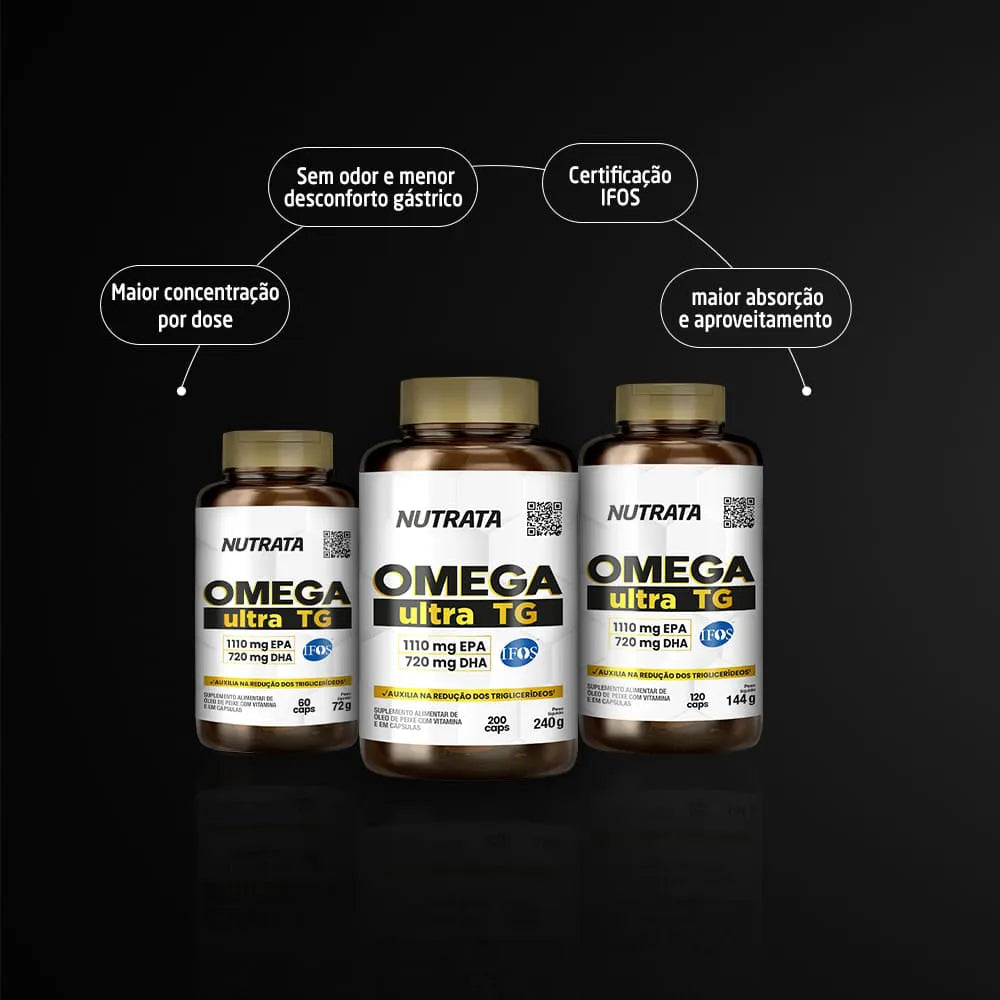 Ômega Ultra TG - 120 cápsulas 144g