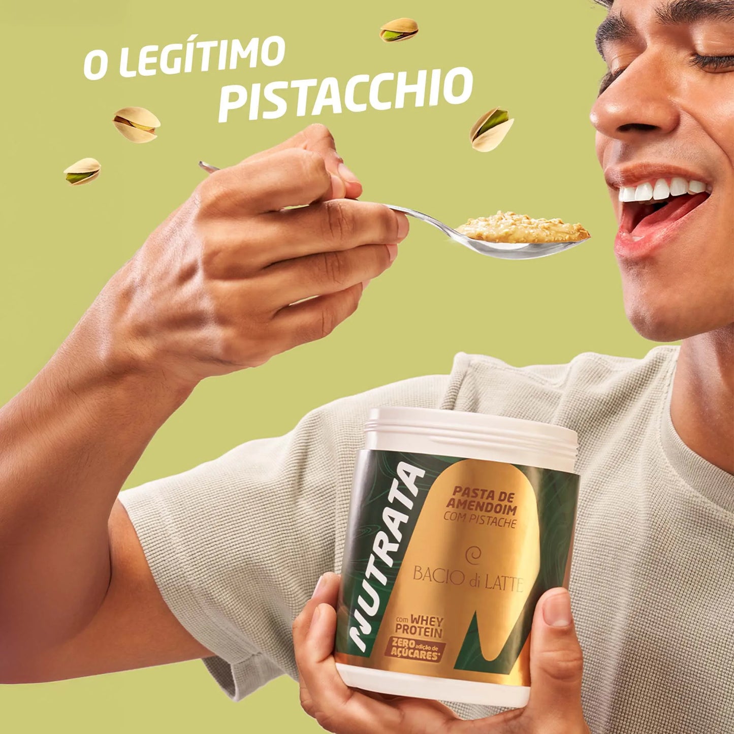 Pasta de Amendoim & Pistache BACIO DI LATE 400g