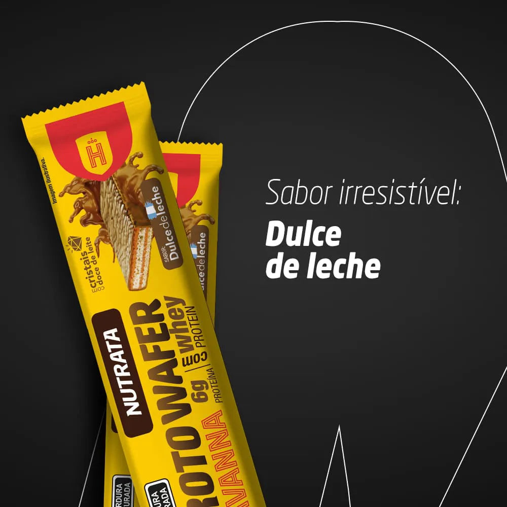 Proto Wafer Havanna 30g display c/ 12 wafers - Dulce de Leche