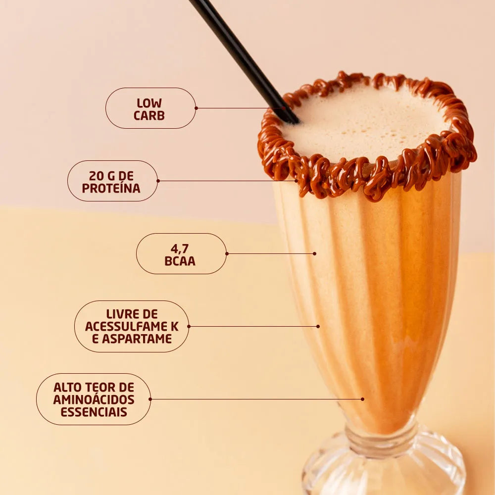 W100 Whey Concentrado Havanna 30g display c/ 12 sachês - Dulce de Leche