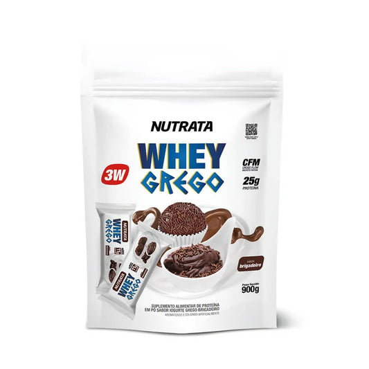 Whey Grego 3W 900g refil - Brigadeiro