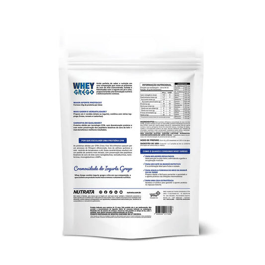 Whey Grego 3W 900g refil - Brigadeiro