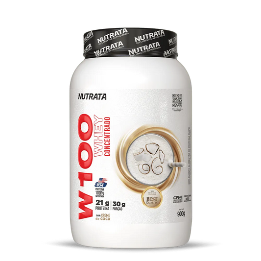 W100 Whey Concentrado 900g - Creme de Coco