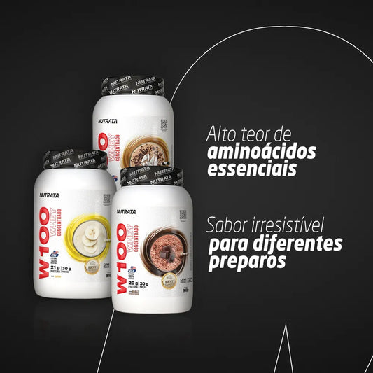 W100 Whey Concentrado 900g - Creme de Coco