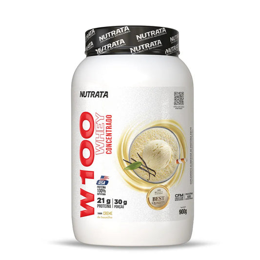 W100 Whey Concentrado 900g - Banana