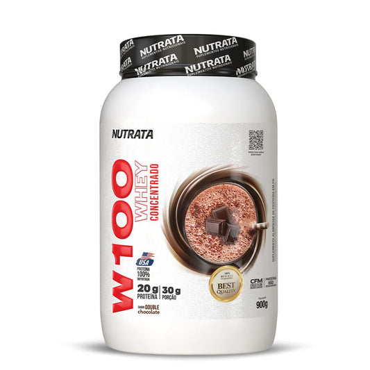 W100 Whey Concentrado 900g - Chocolate com Coco