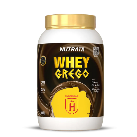 Havanna Whey Grego 900g - Dulce de Leche com Chocolate Belga