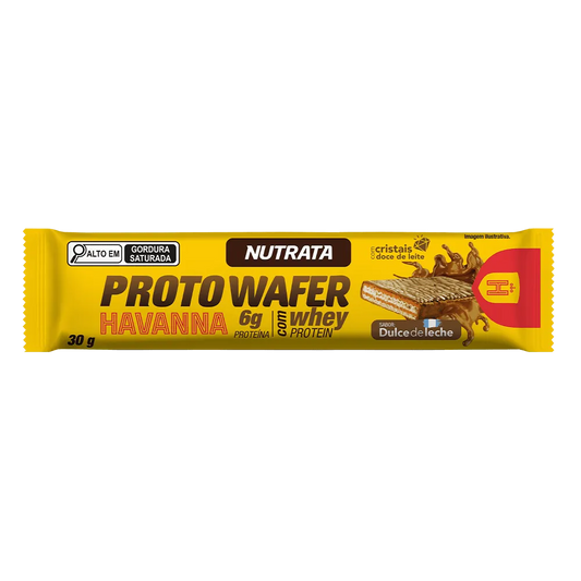Proto Wafer Havanna 30g display c/ 12 wafers - Dulce de Leche